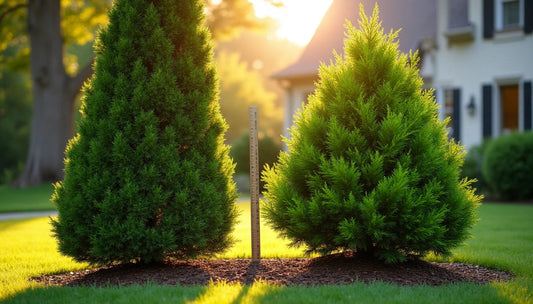 American Pillar Arborvitae vs Emerald Green: Height, Growth & Privacy Compared