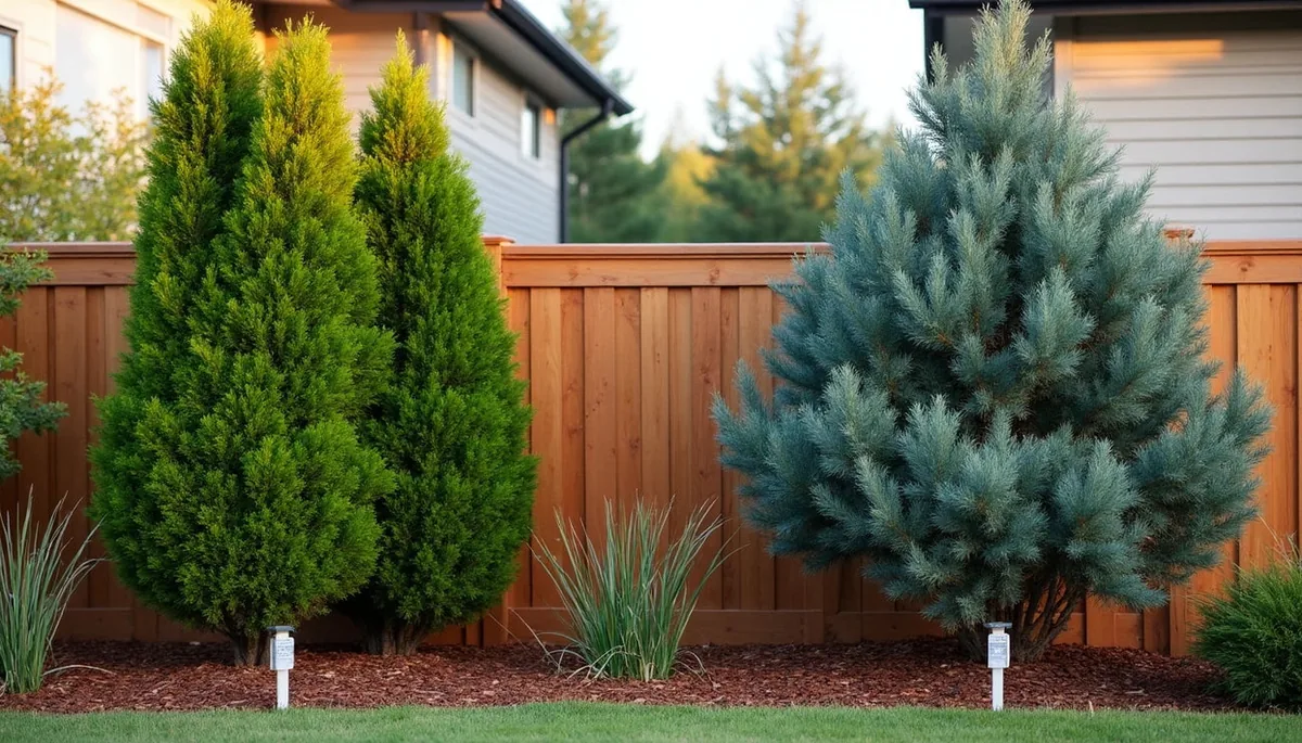 Blue Point vs Spartan Juniper: Privacy Tree Showdown