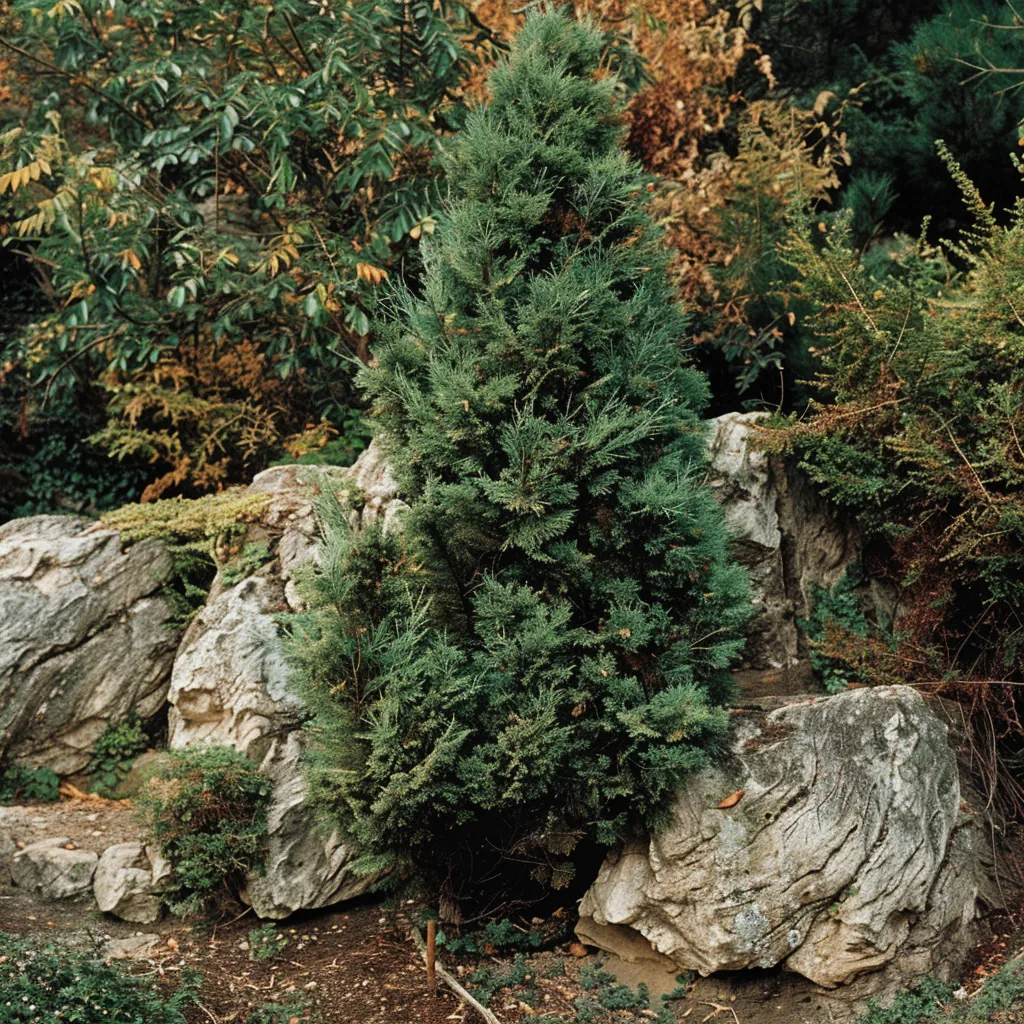 Blue Point Juniper Tree Privacy Tree