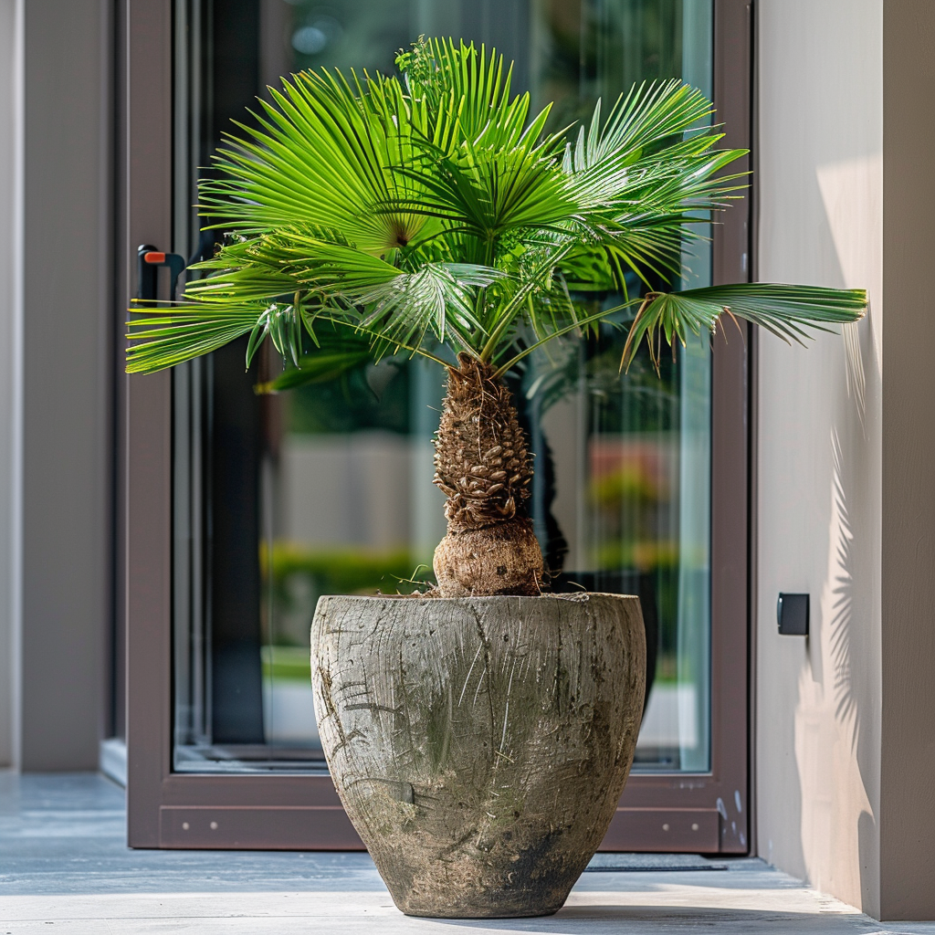 European Fan Palm Tree