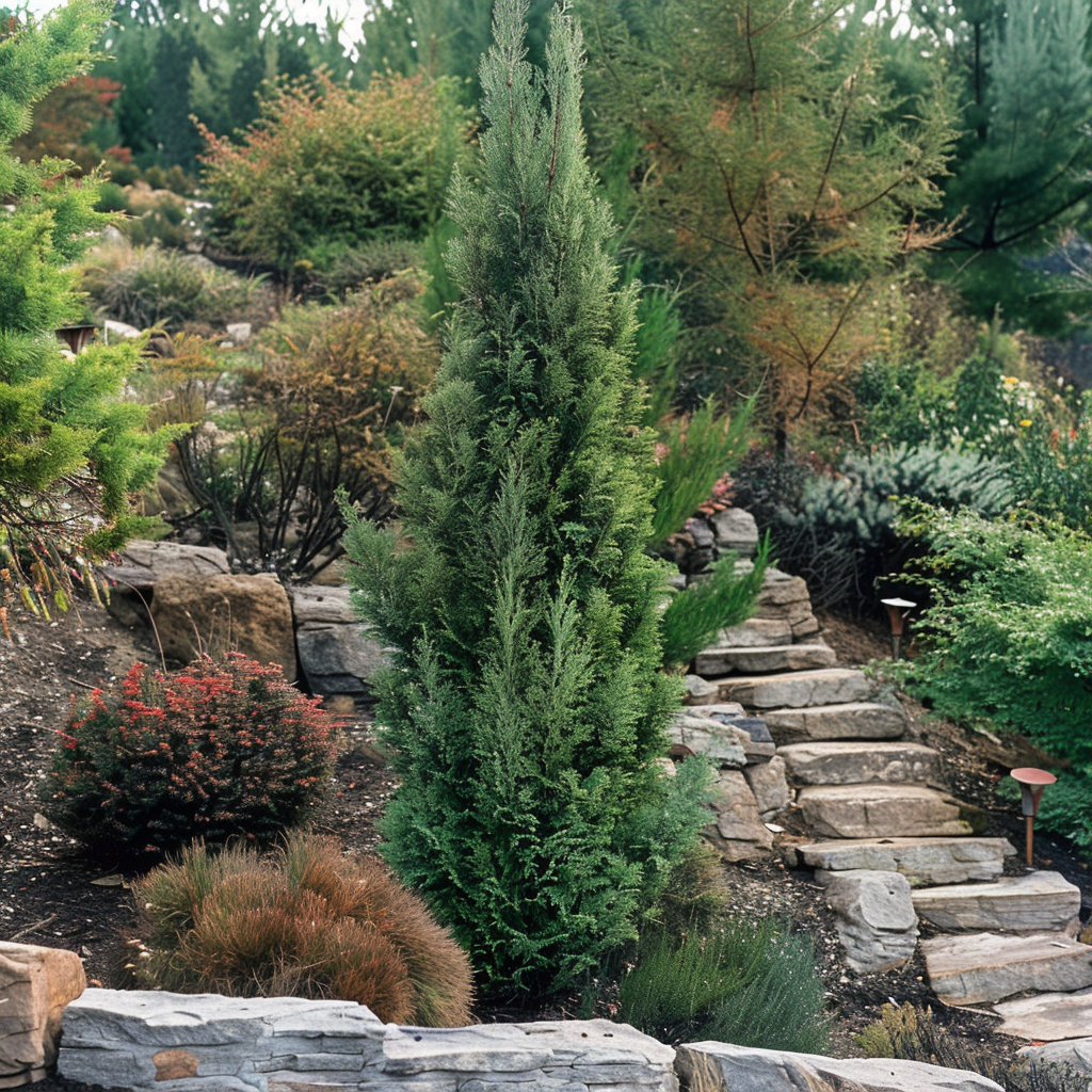 Skyrocket Juniper Tree